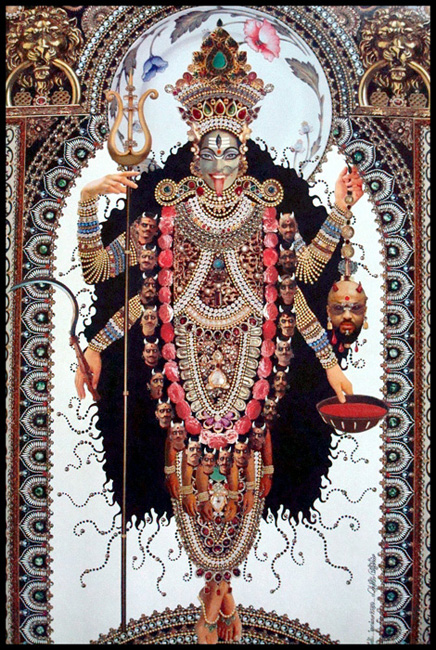 Roberto custudio - Kali  Kali by Roberto Custodio, a tribute to Hindu deities, at R.L. Fine Arts
