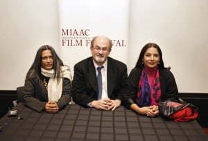 Deepa Mehta, Salman Rushdie and Shabana Azmi