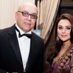 Raj Thadani with Preity Zinta, goodwill ambassador for Loomba Foundationion