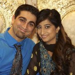 Gaven Mivzoian and Pooja Narang at Red Ribbon's Bollywood Gala